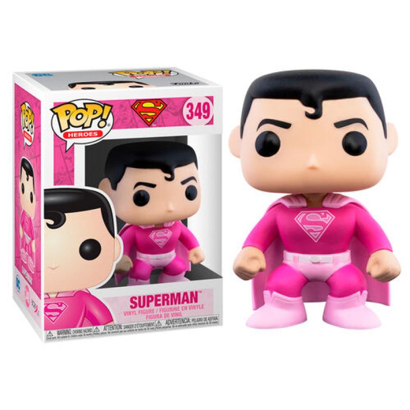 Funko pop dc superman rosa exclusivo investigacion contra el cancer de mama 49988 - Imagen 1