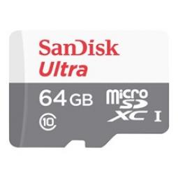 Tarjeta memoria micro secure digital sd hc + adaptador sandisk - 64gb - clase 10 - sdhc 100mb - s - Imagen 1