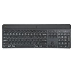 Teclado inalambrico targus akb868es ecosmart solar keyboard antimicrobiano bluetooth full size usb - c negro