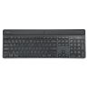 Teclado inalambrico targus akb868es ecosmart solar keyboard antimicrobiano bluetooth full size usb - c negro