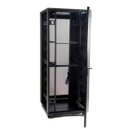 Armario rack 32u 1.61x800x800 puerta cristal