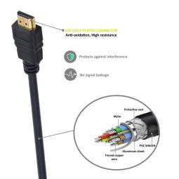 Cable hdmi 8k ewent 8m - macho - macho - negro