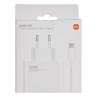 Cargador xiaomi hypercharge combo tipo a 120w con cable usb c 1m - color blanco