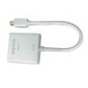 Adaptador mini displayport a vga approx blanco