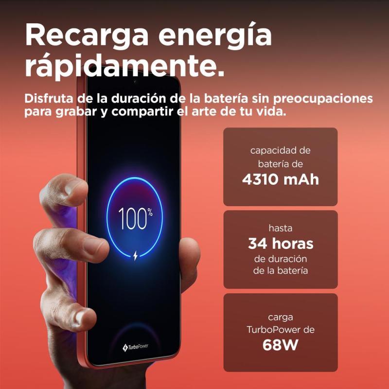 Movil motorola moto edge 50 neo 5g 12 - 512gb naranja