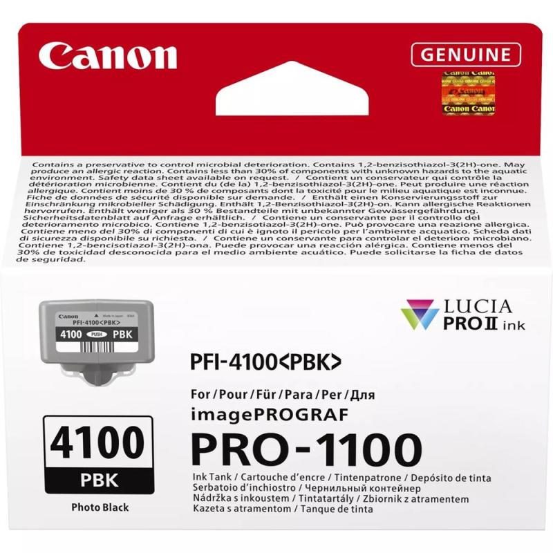 Cartucho canon pfi - 4100pbk negro