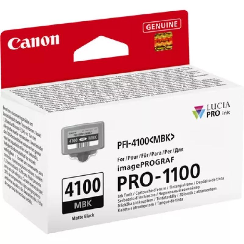 Cartucho canon pfi - 4100mbk negro mate