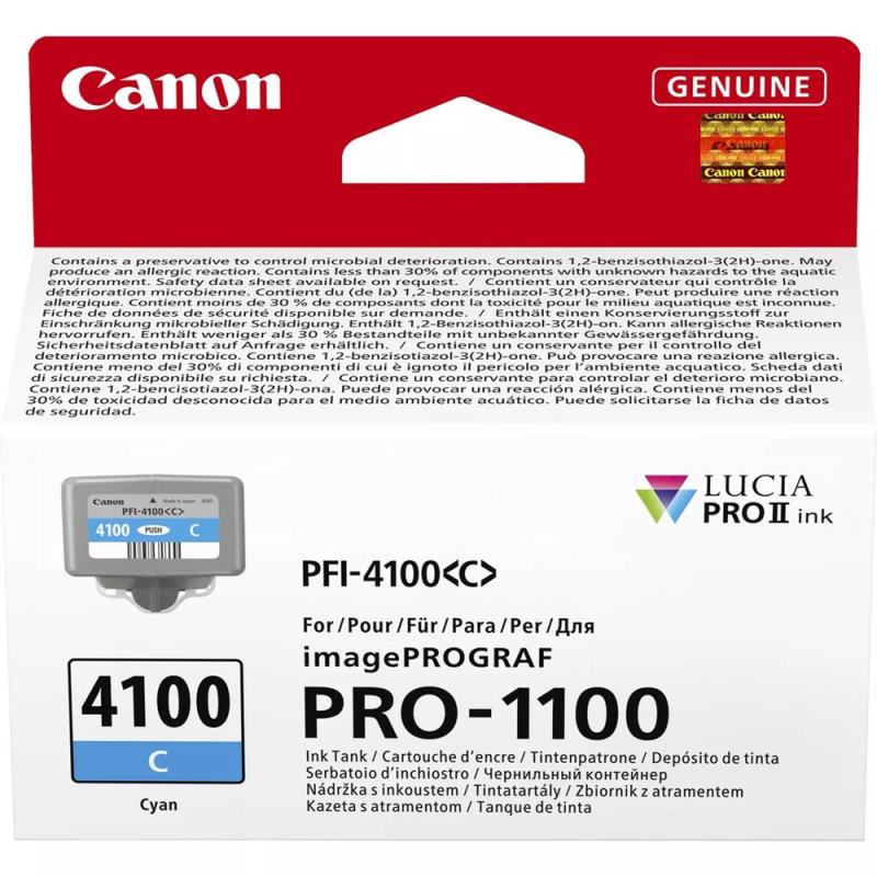 Cartucho canon pfi - 4100c cian