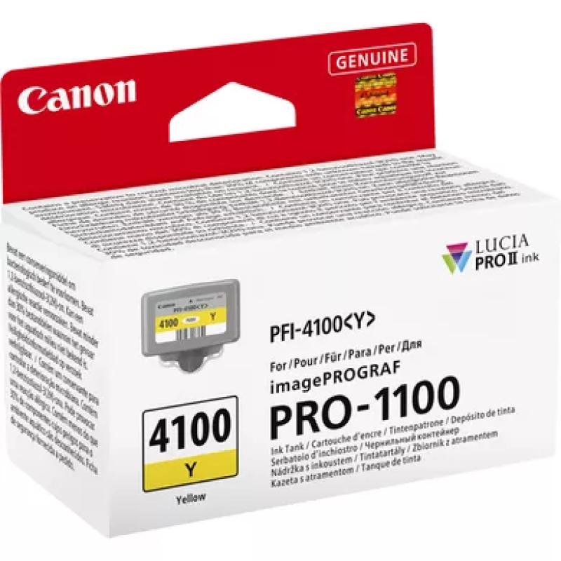 Cartucho canon pfi - 4100y amarillo