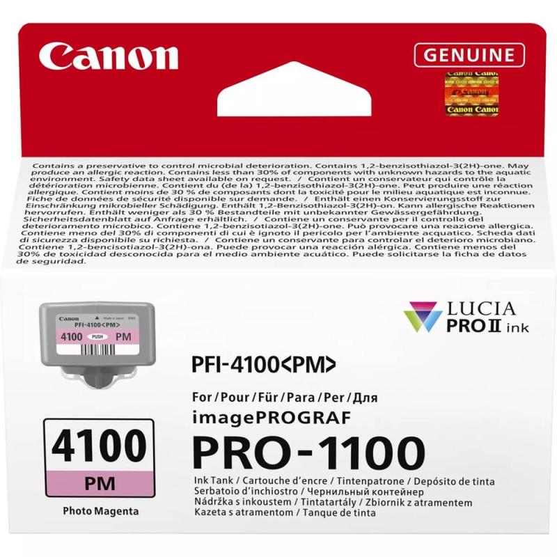 Cartucho canon pfi - 4100pm magenta