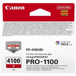 Cartucho canon pfi - 4100r rojo