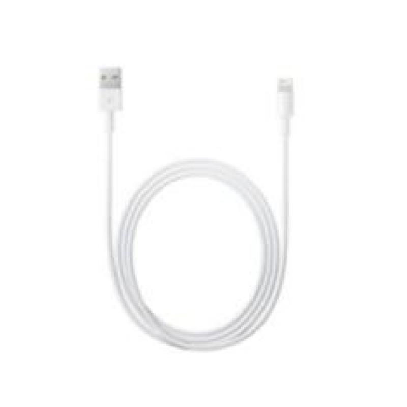 Cable lightning a usb apple iphone ipad ipod blanco 2m original - Imagen 1