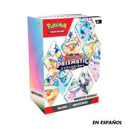 Juego de cartas pokemon tcg sv8.5 scarlet & violet - prismatic evolutions booster bundle español