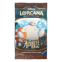 Juego de cartas disney lorcana tcg azurite sea caja de sobres expositor 24 unidades inglés