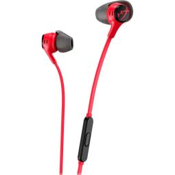 Auriculares gaming hyperx cloud earbuds ii jack 3.5mm rojo