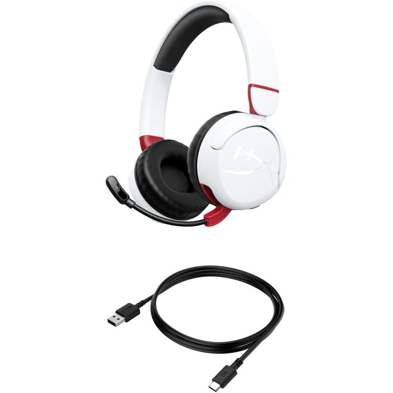 Auriculares gaming hyperx cloud mini inalambricos blanco