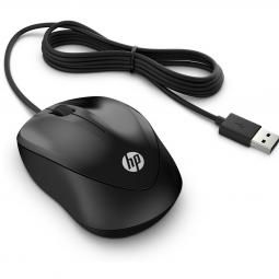 Mouse raton hp usb 1000 negro - Imagen 1