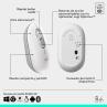 Raton inalambrico logitech pop mouse blanco