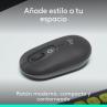 Raton inalambrico logitech pop mouse grafito