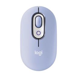 Raton inalambrico logitech pop mouse lila