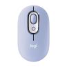 Raton inalambrico logitech pop mouse lila