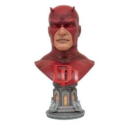 Busto de resina diamond select toys marvel legends daredevil 3d 1 - 2 scale 25 cm