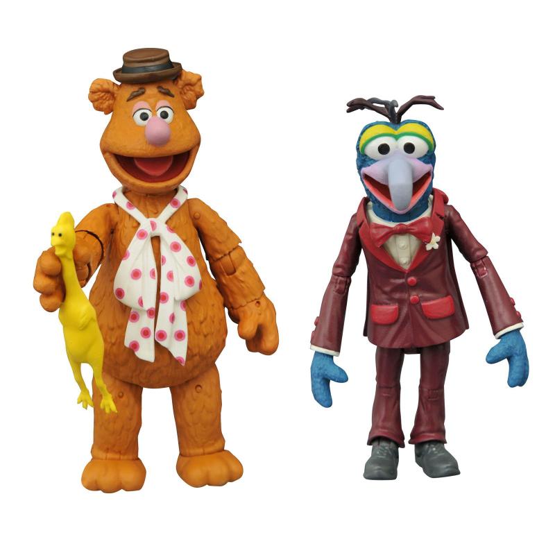 Set de 2 figuras diamond select toys the muppets los teleñecos gonzo and fozzie