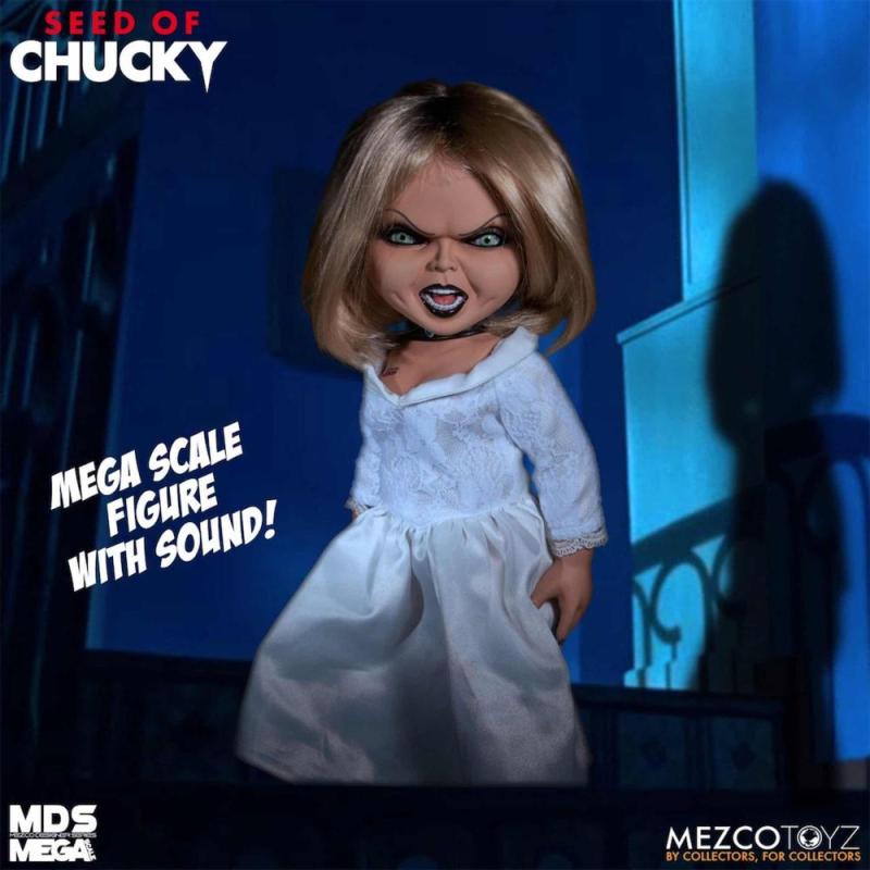 Figura mezco toys chucky talking tiffany 38 cm