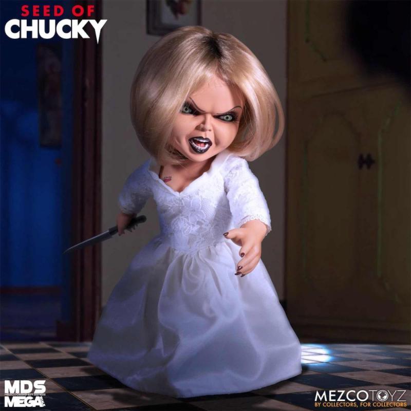 Figura mezco toys chucky talking tiffany 38 cm