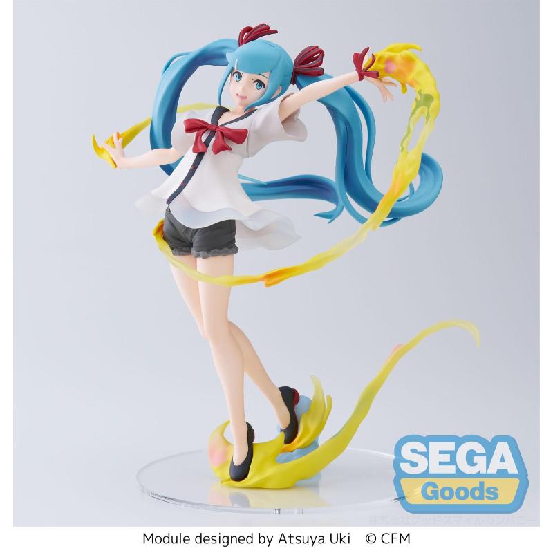 Hatsune miku mega 39's shiny t.r ver. fig. 22 cm hatsune miku project diva figurizma