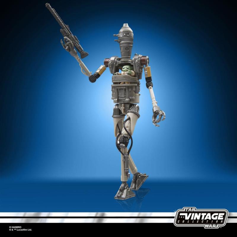 Figura hasbro star wars the mandalorian the vintage collection ig - 12 grogu & anzellan