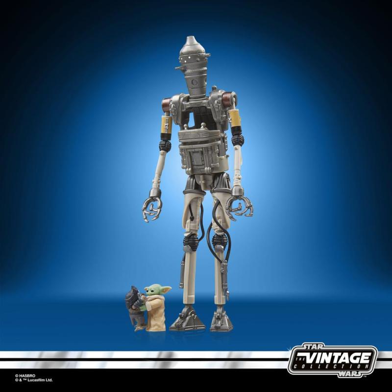 Figura hasbro star wars the mandalorian the vintage collection ig - 12 grogu & anzellan