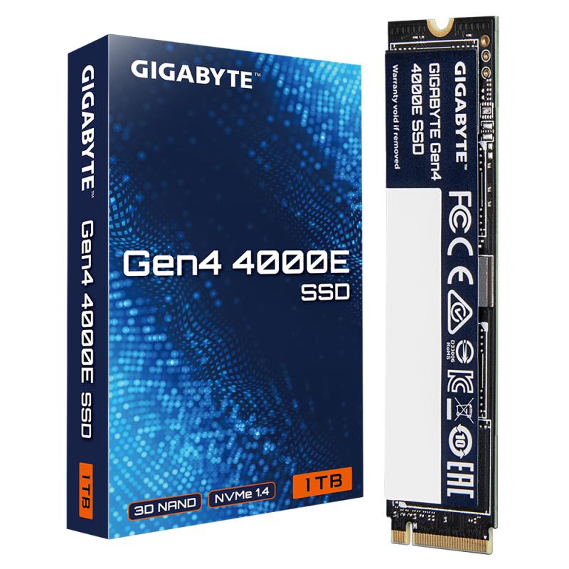 Disco duro interno ssd gigabyte 1tb gen4 4000e nvme