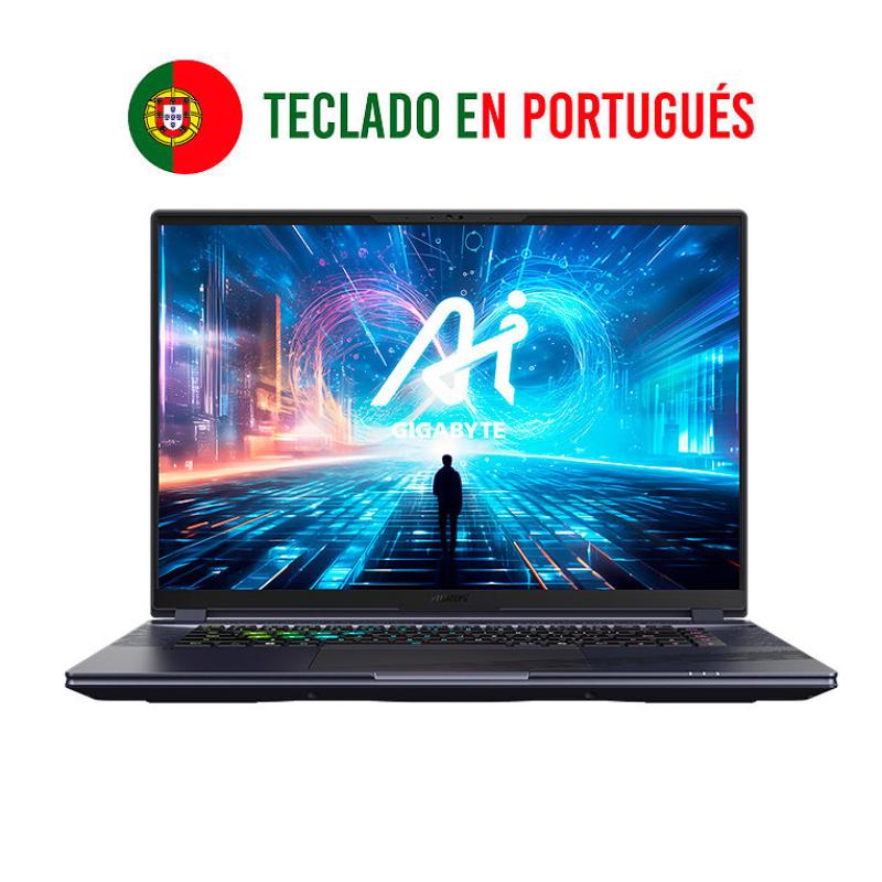 Portatil gigabyte aorus 16x 9sg - 43ptc64sh i7 - 13650hx 4070 32gb ssd1tb 16pulgadas w11h teclado portugues