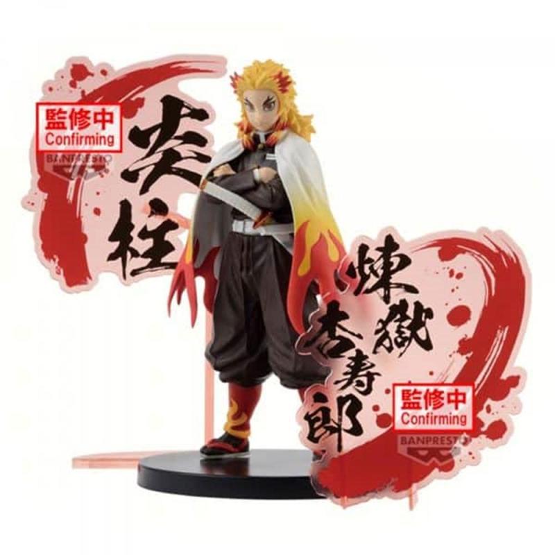 Figura banpresto demon slayer kimetsu no yaiba ex kyojuro rengoku 17cm