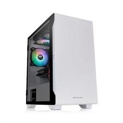 Torre micro atx thermaltake s100 tg - ven 120mm incluido - cristal templado - blanco - Imagen 1