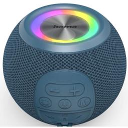 Altavoz hama ball shape mono azul