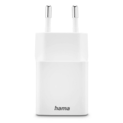 Cargador pared hama 30w 1 x usb tipo c 1 x usb tipo a blanco carga rapida