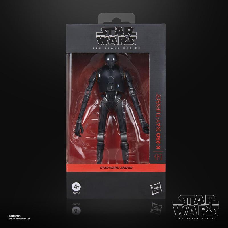 Figura hasbro star wars the black series andor k - 2s0 (kay - tuesso)