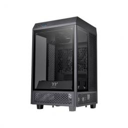 Torre m - itx thermaltake tower 100 negra - 3xcristal templado - negro - Imagen 1