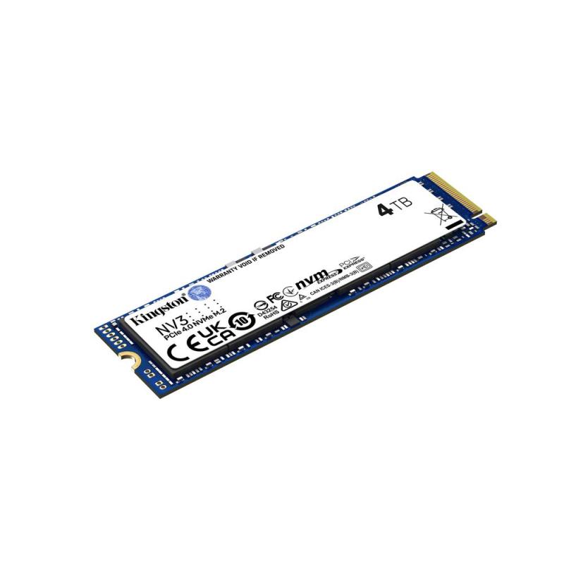 Disco duro interno ssd kingston nv3 4tb m.2 nvme pcie 4.0