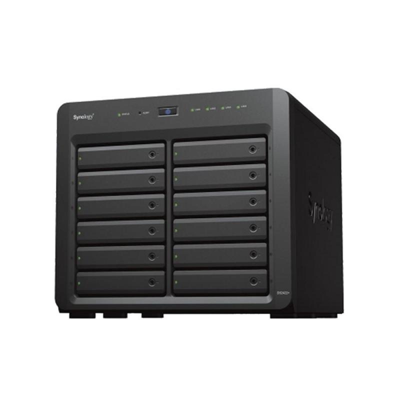 Servidor nas synology disk station ds2422+ 12 bahias raid gigabit ethernet