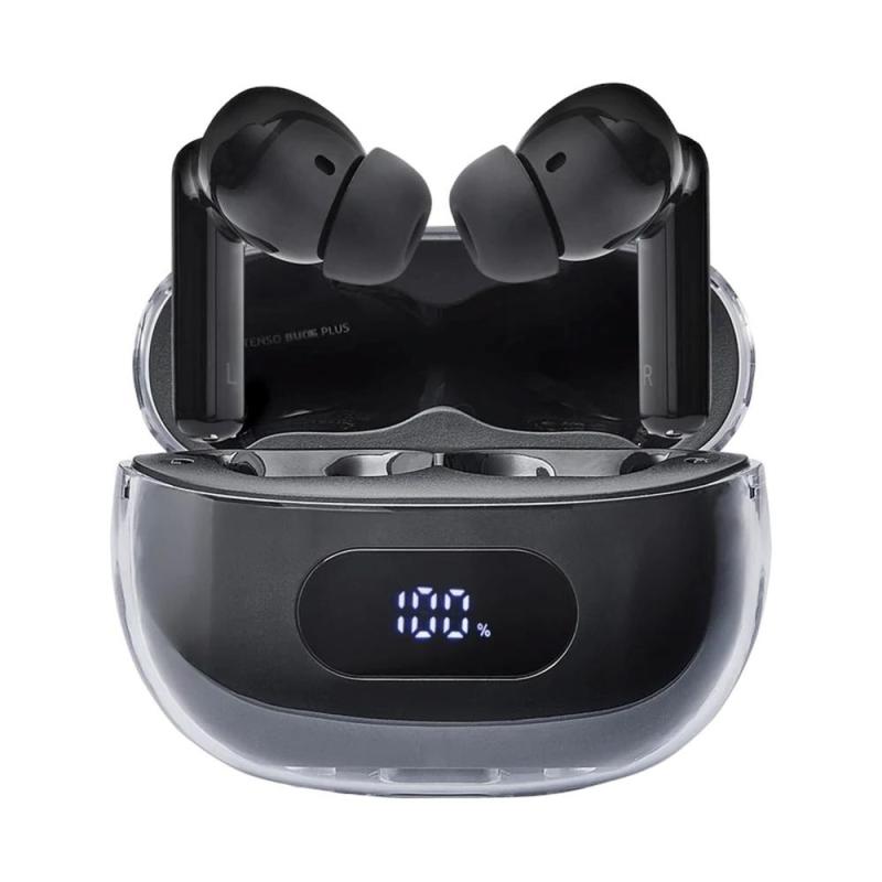 Auriculares bluetooth intenso buds plus tws anc+enc negro