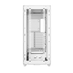 Caja ordenador gaming deepcool e - atx morpheus argb cristal templado blanco