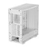 Caja ordenador gaming deepcool e - atx morpheus argb cristal templado blanco