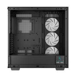 Caja ordenador gaming deepcool e - atx morpheus argb cristal templado negro