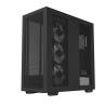 Caja ordenador gaming deepcool e - atx morpheus argb cristal templado negro