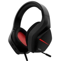 Auriculares gaming krom kopa move jack 3.5mm negro - rojo