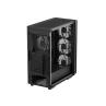 Caja ordenador gaming deepcool matrexx55 mesh v4 atx cristal templado negro