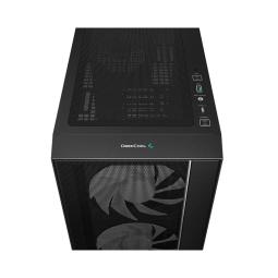 Caja ordenador gaming deepcool matrexx55 mesh v4 atx cristal templado negro